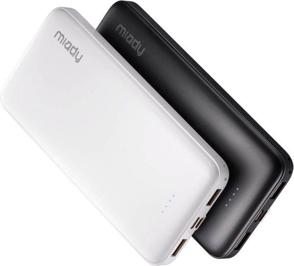 Miady 2-Pack 10000mAh Dual USB Portable Charger, USB-C Fast Charging Power Bank, Backup Charger for iPhone 15/14/13, Galaxy S23/22, Pixel and etc - Image 10